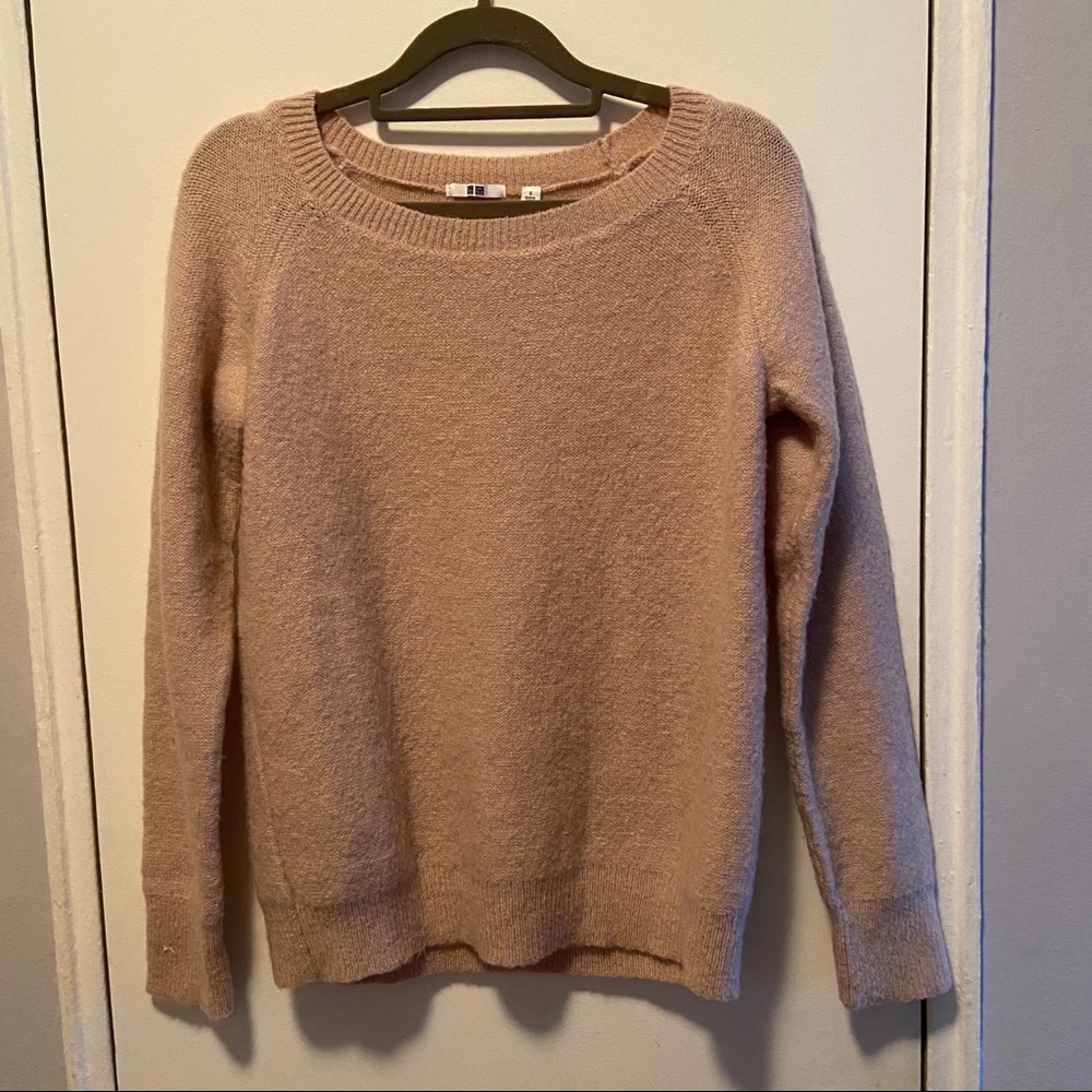 Uniqlo Wool & Mohair Blush Sweater Small